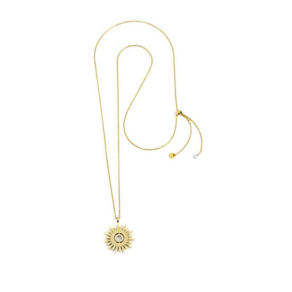 Collana sole pendente 30mm
