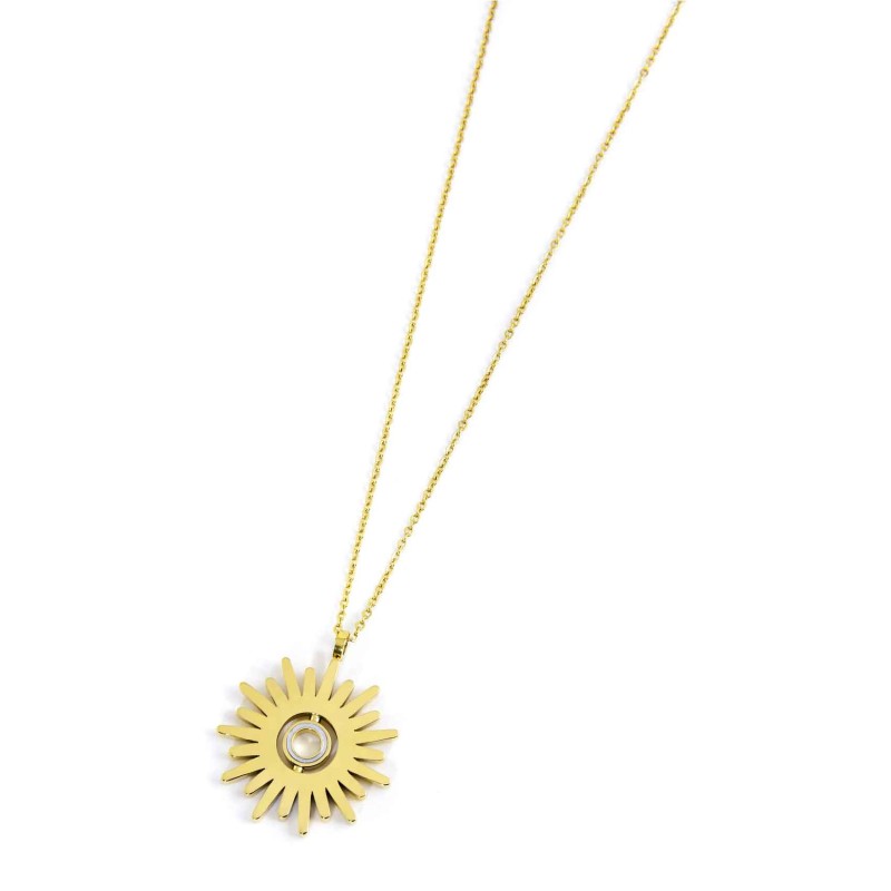 Collana sole pendente 30mm