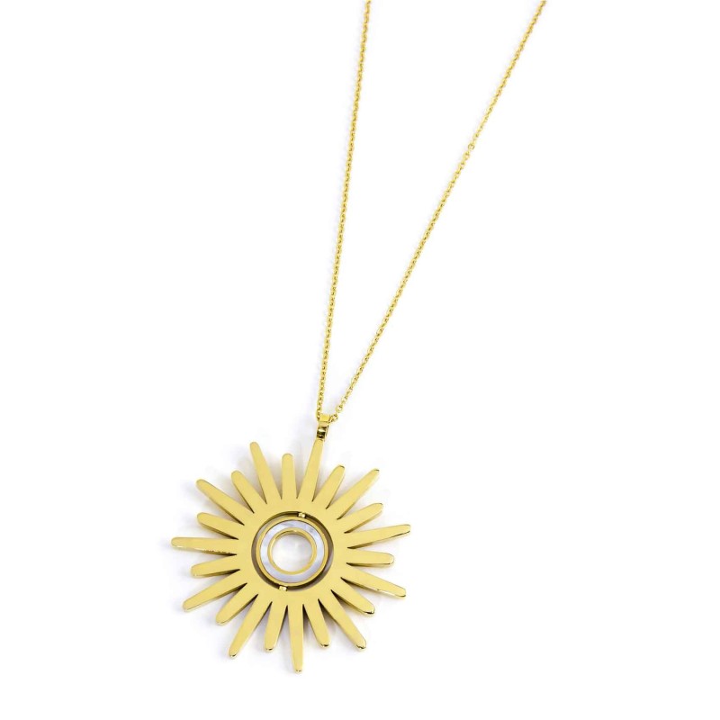 Collana sole pendente 50mm