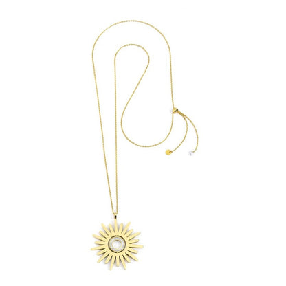 Collana sole pendente 50mm