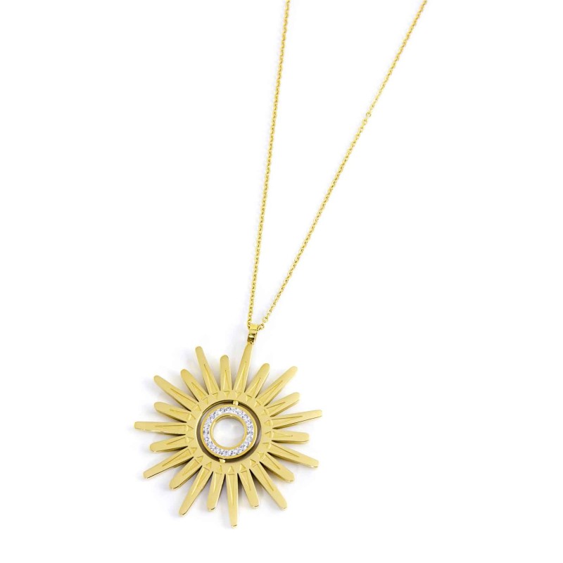 Collana sole pendente 50mm