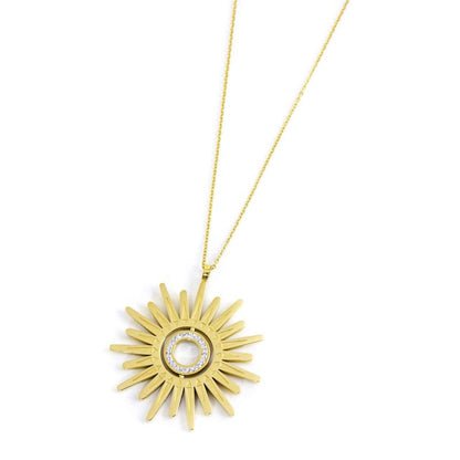 Collana sole pendente 50mm