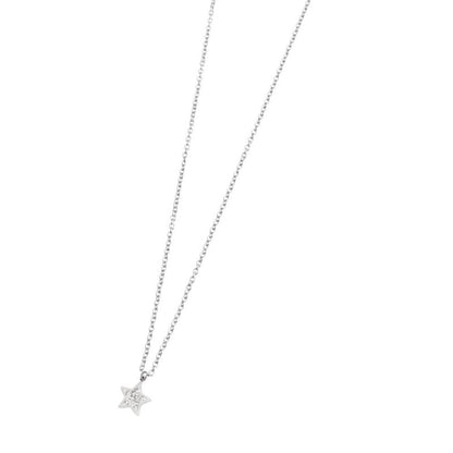 Collana stella con cristalli