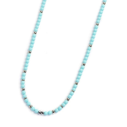 Collana turchese sfaccettato