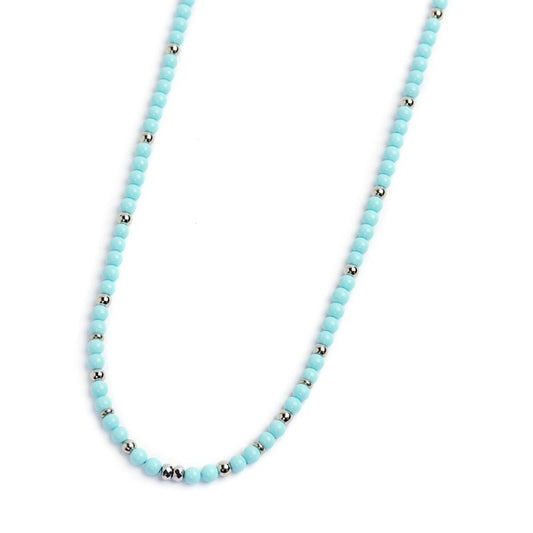 Collana turchese sfaccettato