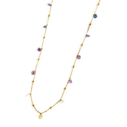 Collana zirconi e sfere