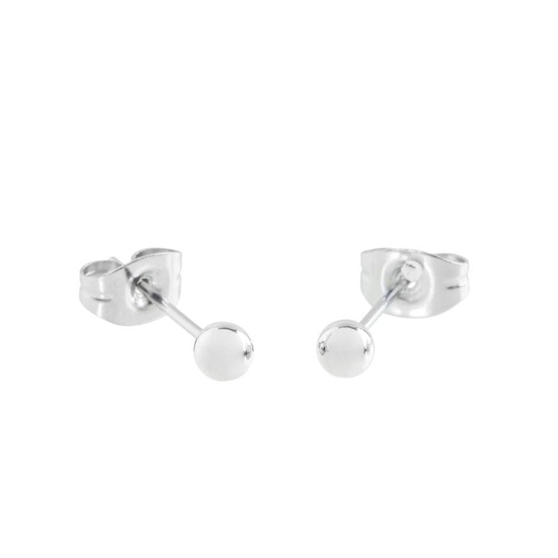 Orecchini a lobo sfera 4mm