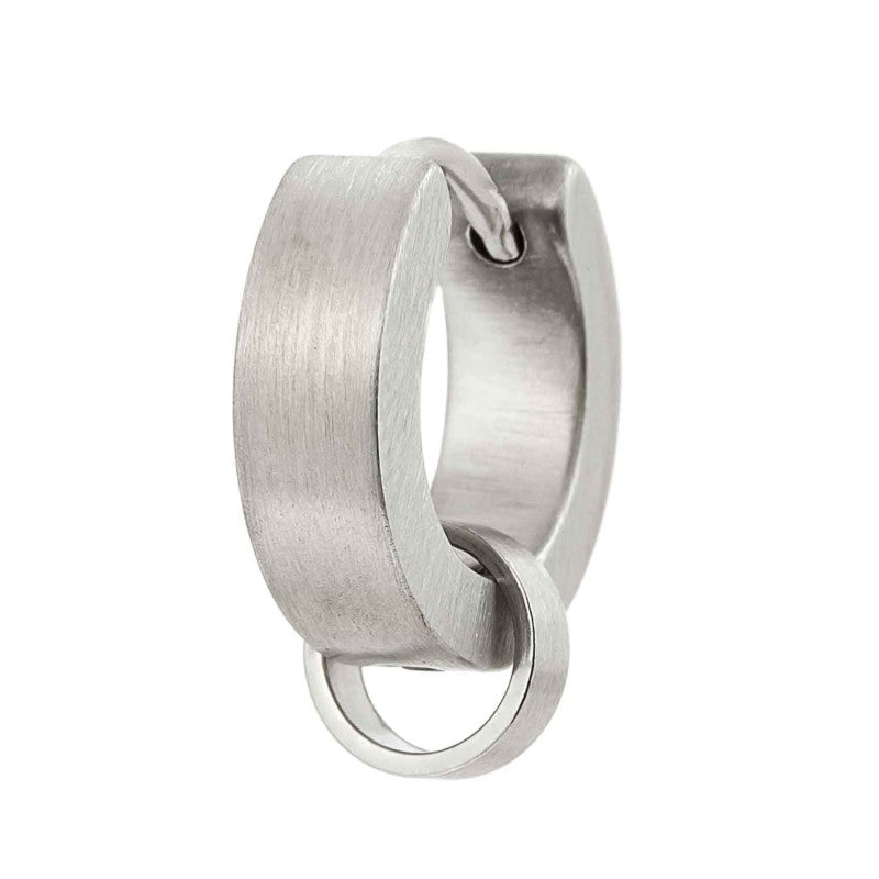 Orecchino a cerchio 14mm con anello per charm
