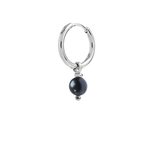 Orecchino a cerchio con sfera pendente